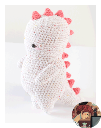Anne the Dinosaur by Sweet Amigurumi inside The Sewing Box 9