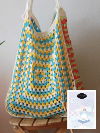 Bolsa Granny por Yellow Knitt para The Sewing Box 6