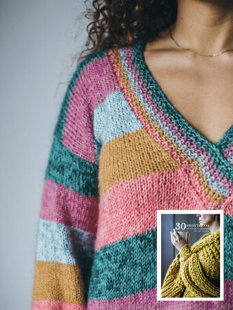 Jersey Prímula por Delana en 30 Proyectos de punto y crochet para tejer con calma