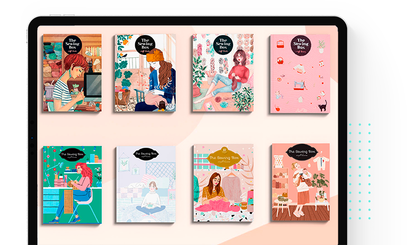 COLECCION-ENG-IPAD-SUSTANCIA-GRIS Oferta pack especial The Sewing Box magazine digital